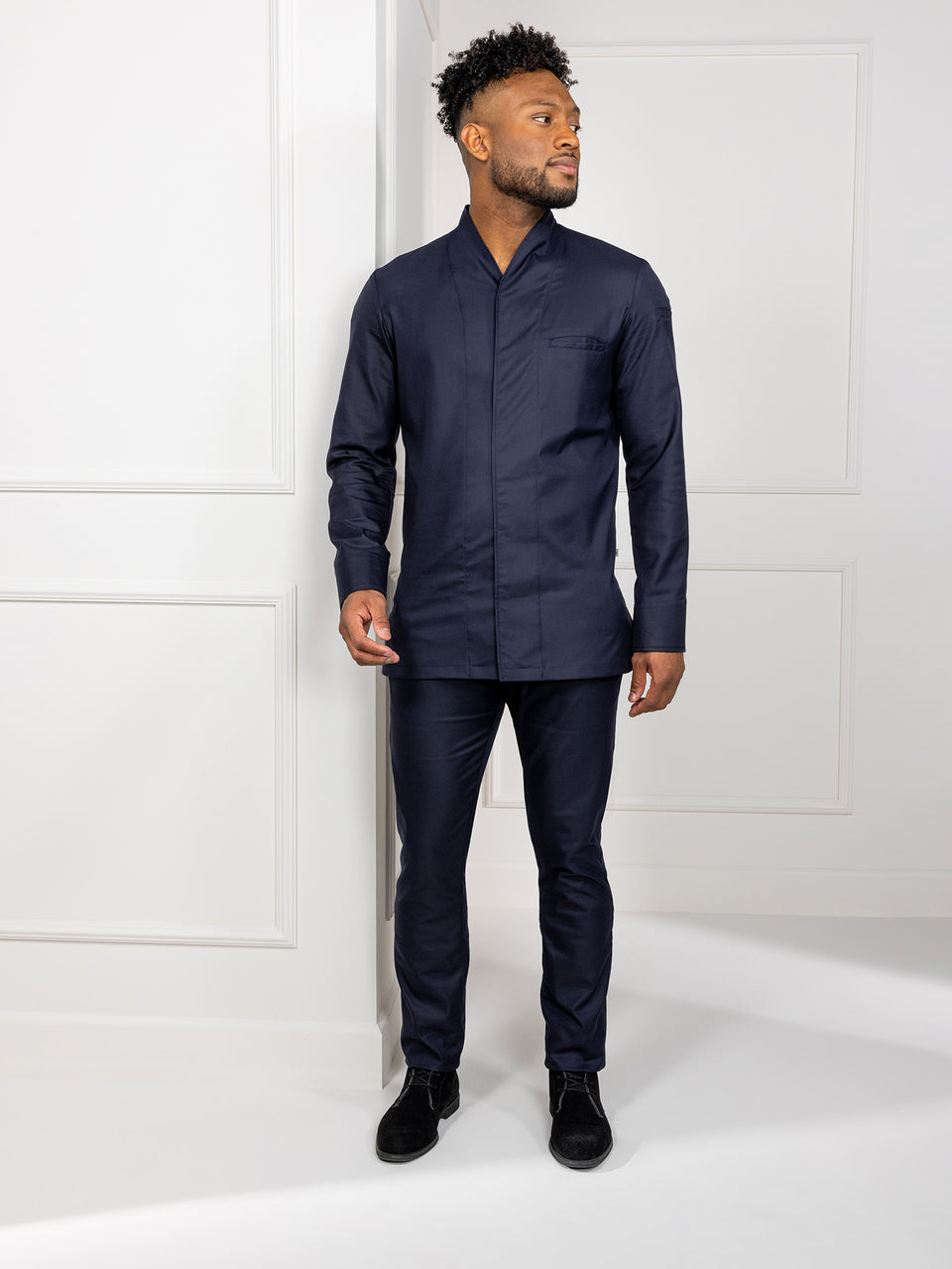 Savio Deep Blue Light Gray Savio Deep Blue Le Nouveau Chef