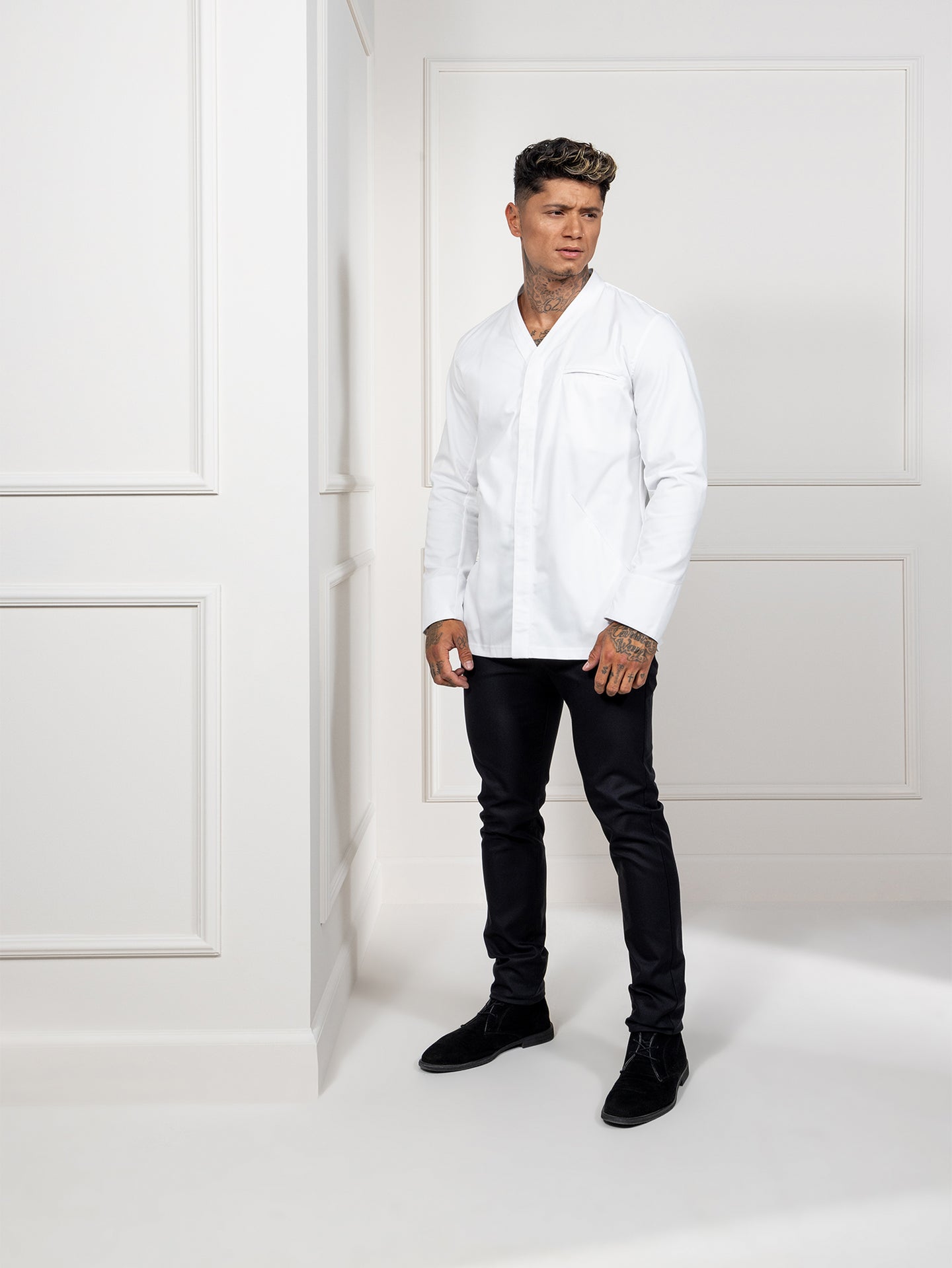 Light Gray Andreas White Le Nouveau Chef Light Gray Andreas White Le Nouveau Chef