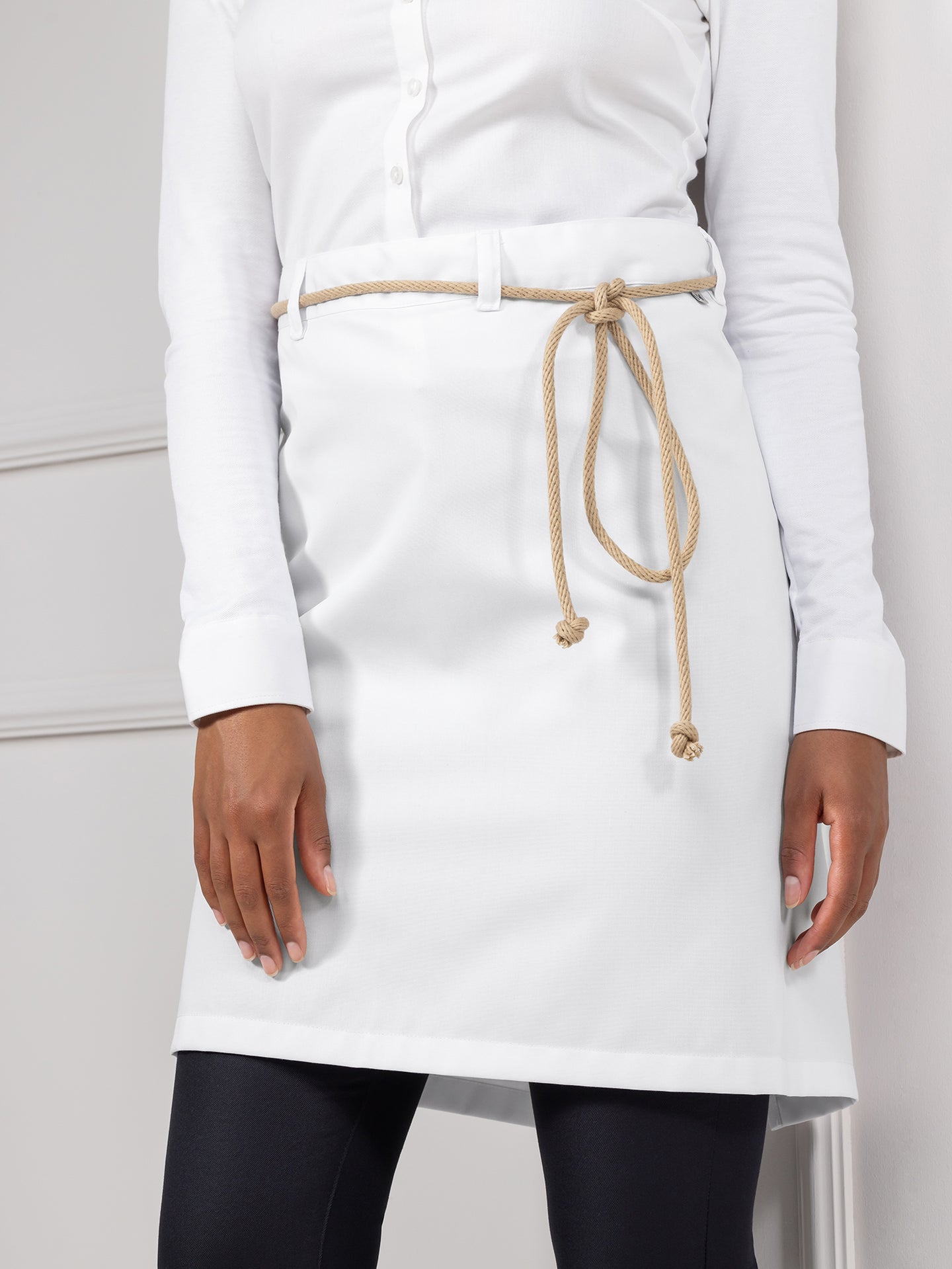 Light Gray Spanish Short White Le Nouveau Chef Light Gray Spanish Short White Le Nouveau Chef