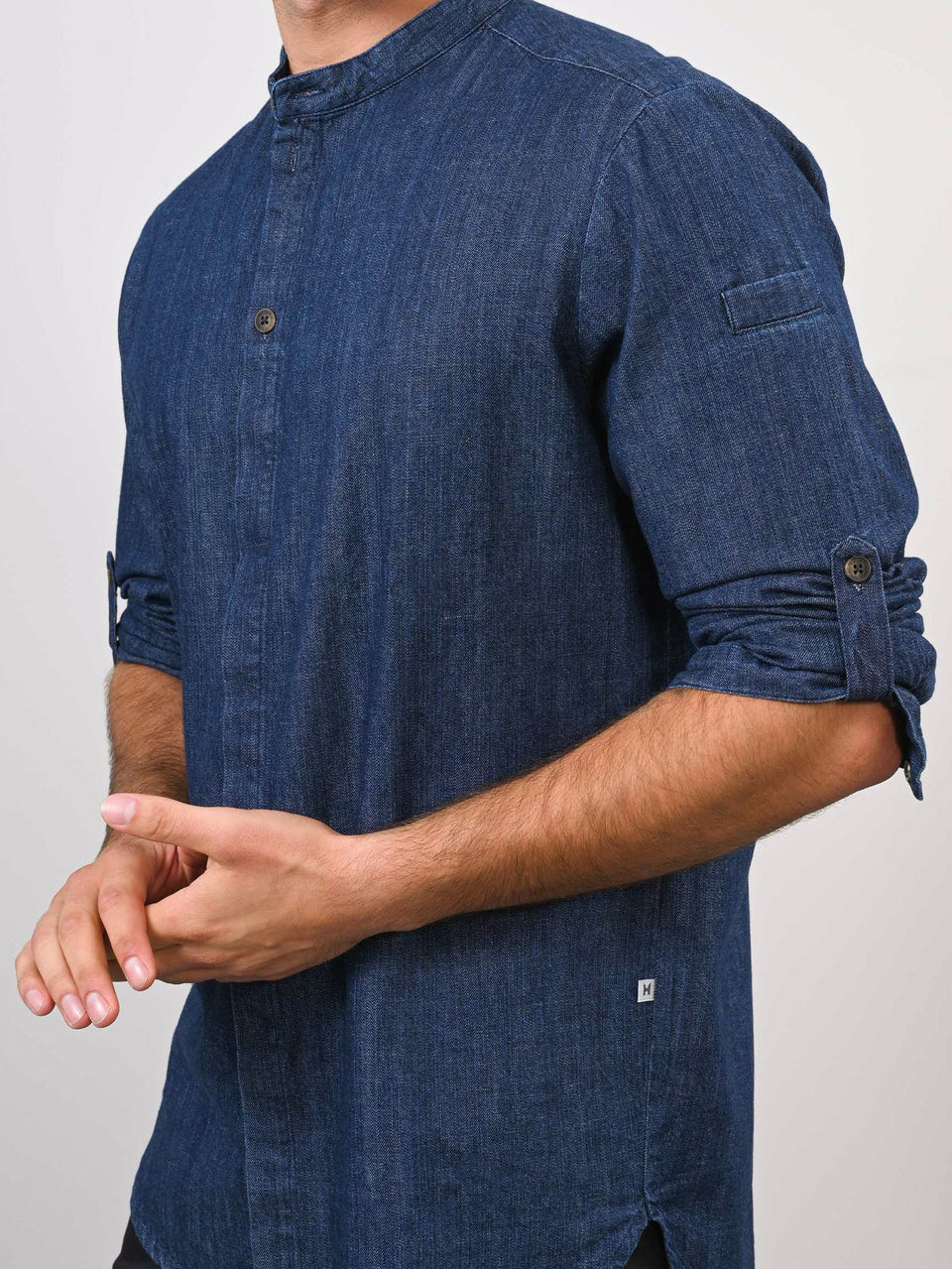 Light Gray Chavi Sturdy Denim Le Nouveau Chef