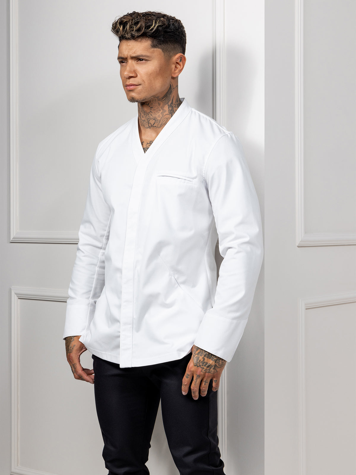 Light Gray Andreas White Le Nouveau Chef