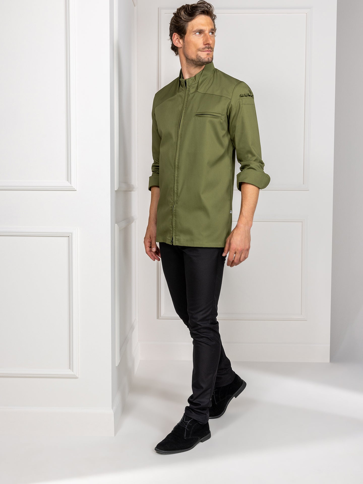 Light Gray Nero Olive Green Le Nouveau Chef