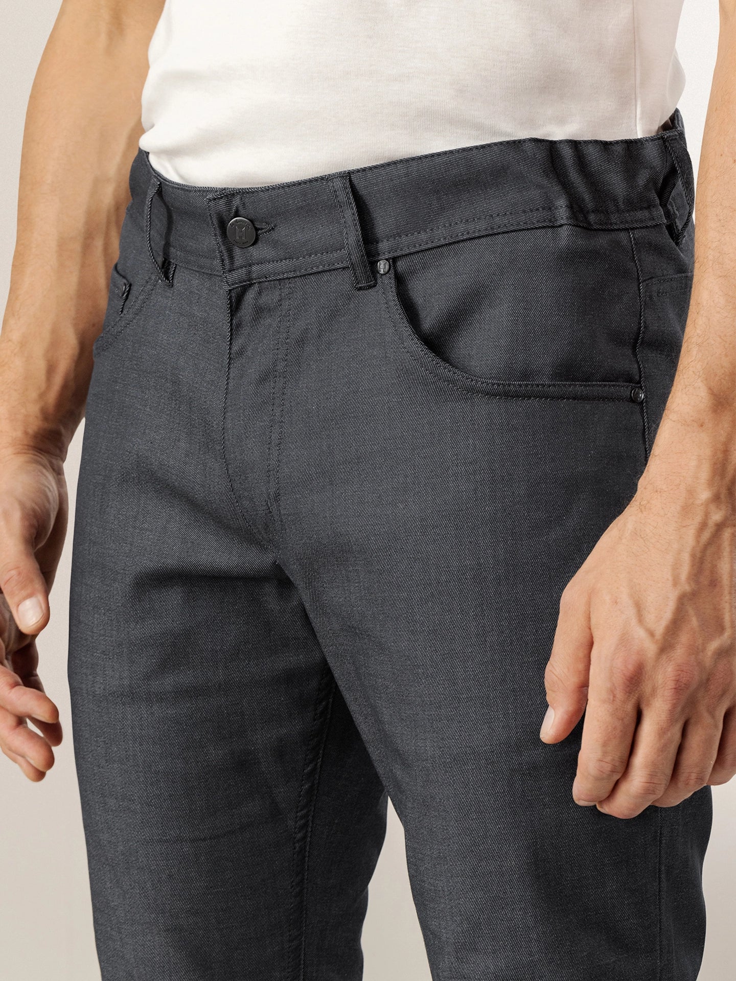 Gray Chicago Black Denim Le Nouveau Chef