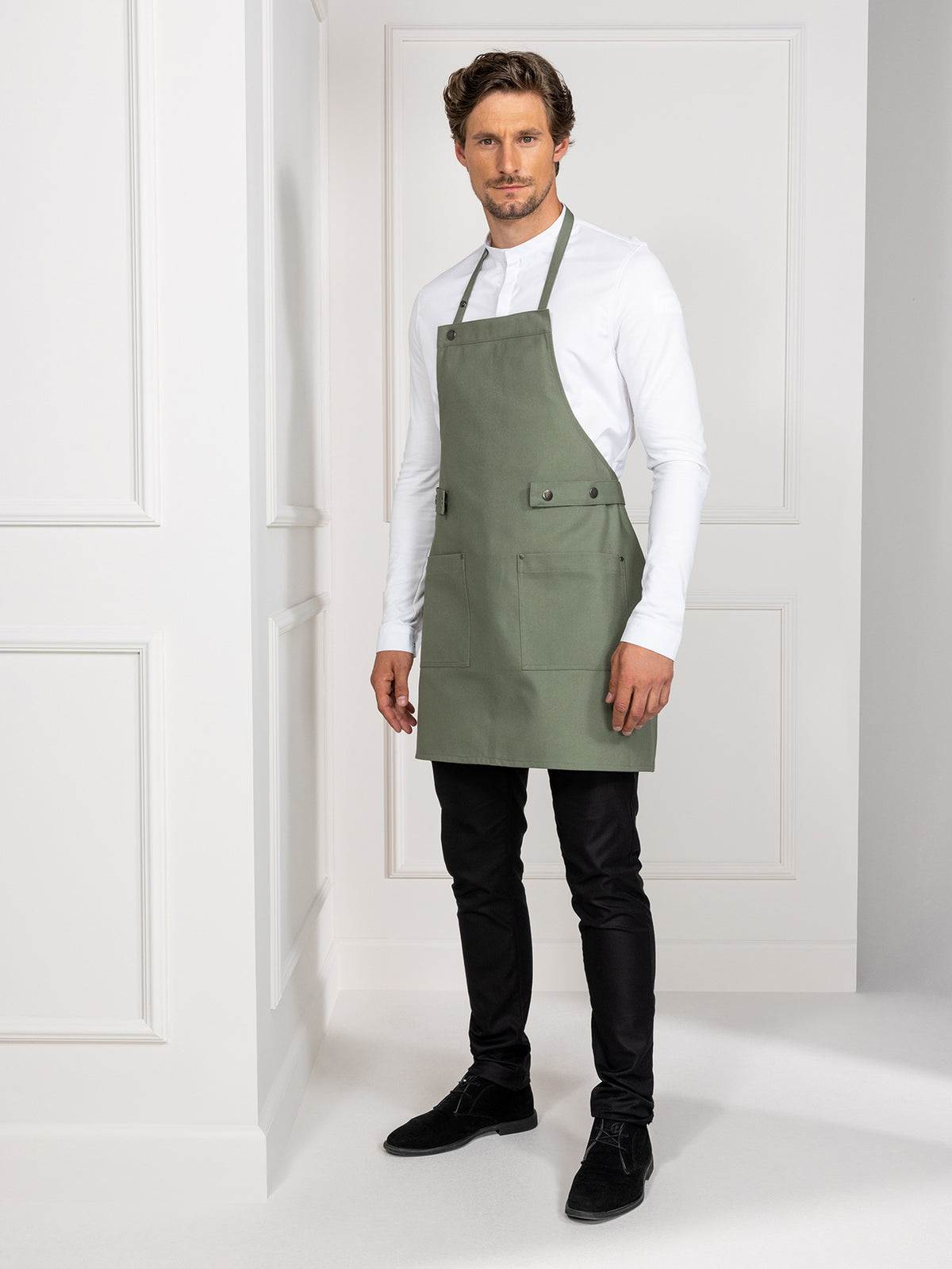 Light Gray Dakota Green Canvas Le Nouveau Chef