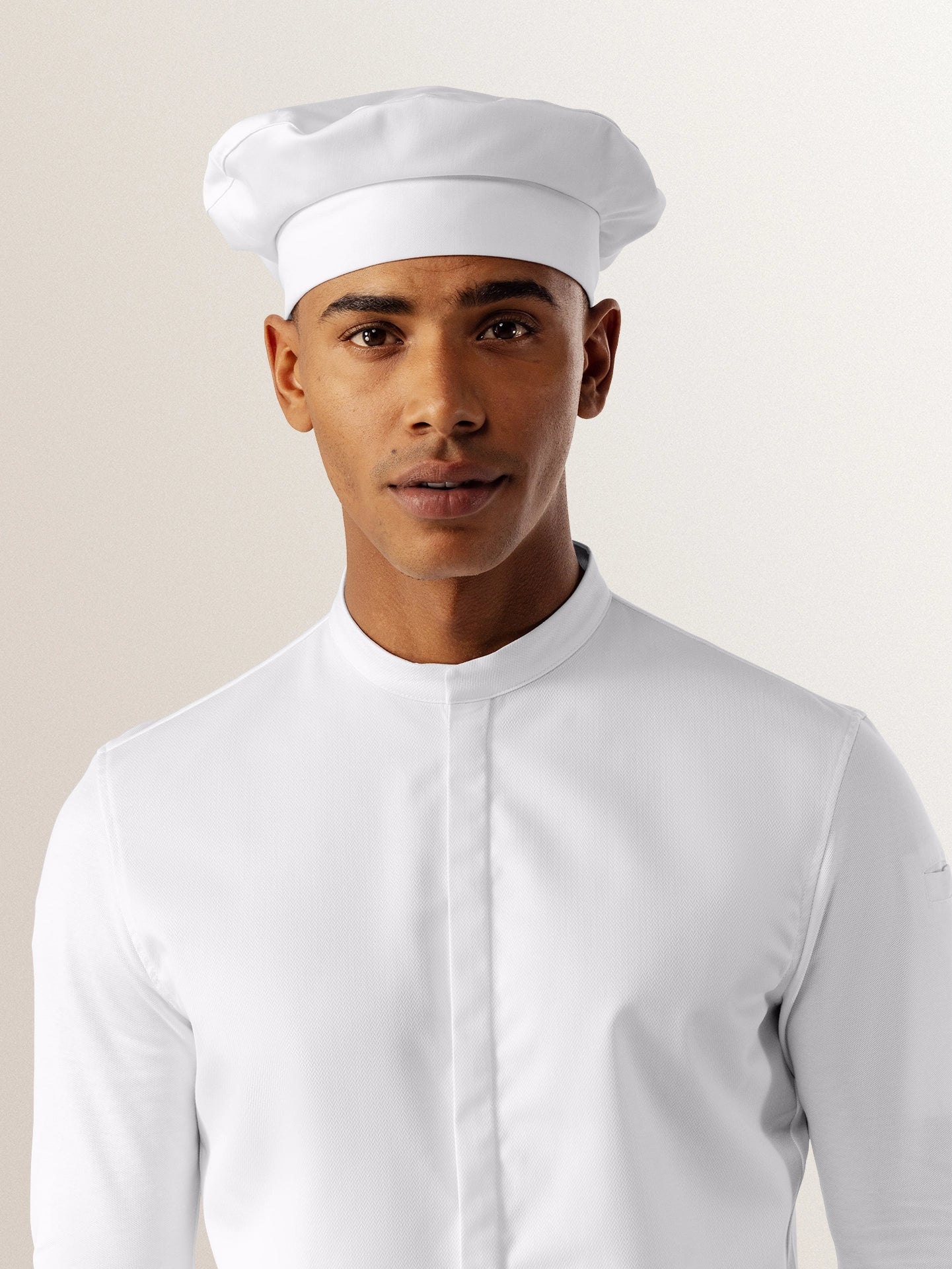 Chef Hat Unisex Baret White Le Nouveau Chef - Main Image