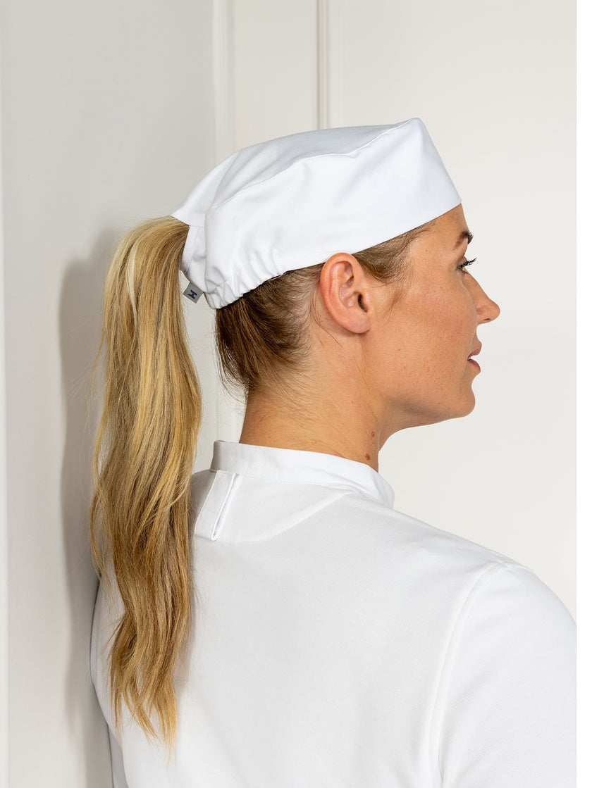 Light Gray Fez ladies White Le Nouveau Chef