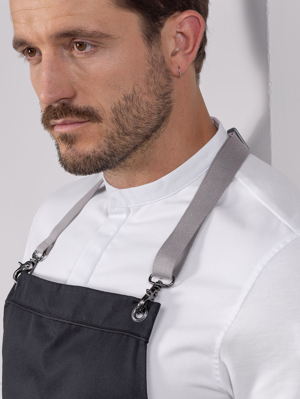 Light Gray Clip-on Strap Grey Le Nouveau Chef